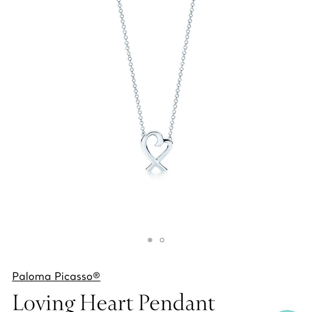 Tiffany and Co Paloma Picasso heart necklace !